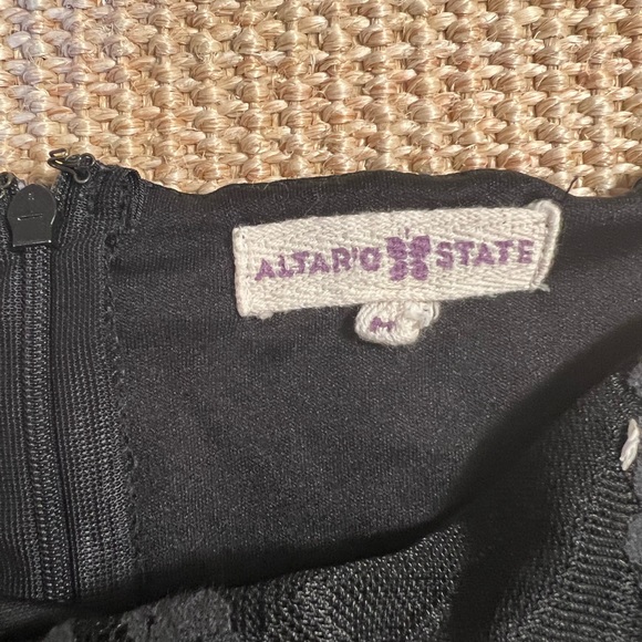 Black, flowery lace skirt from Alter’d State - Picture 5 of 6